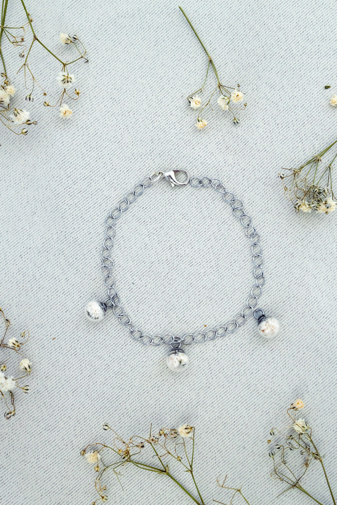 Bracciale Gypsophila " sogna di volare"